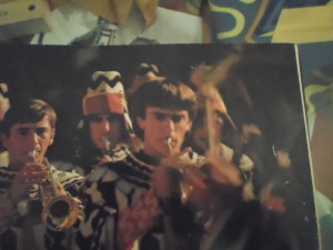 We found this photo in the tourist office. That boy on trumpet? He looks JUST LIKE MY BROTHER.